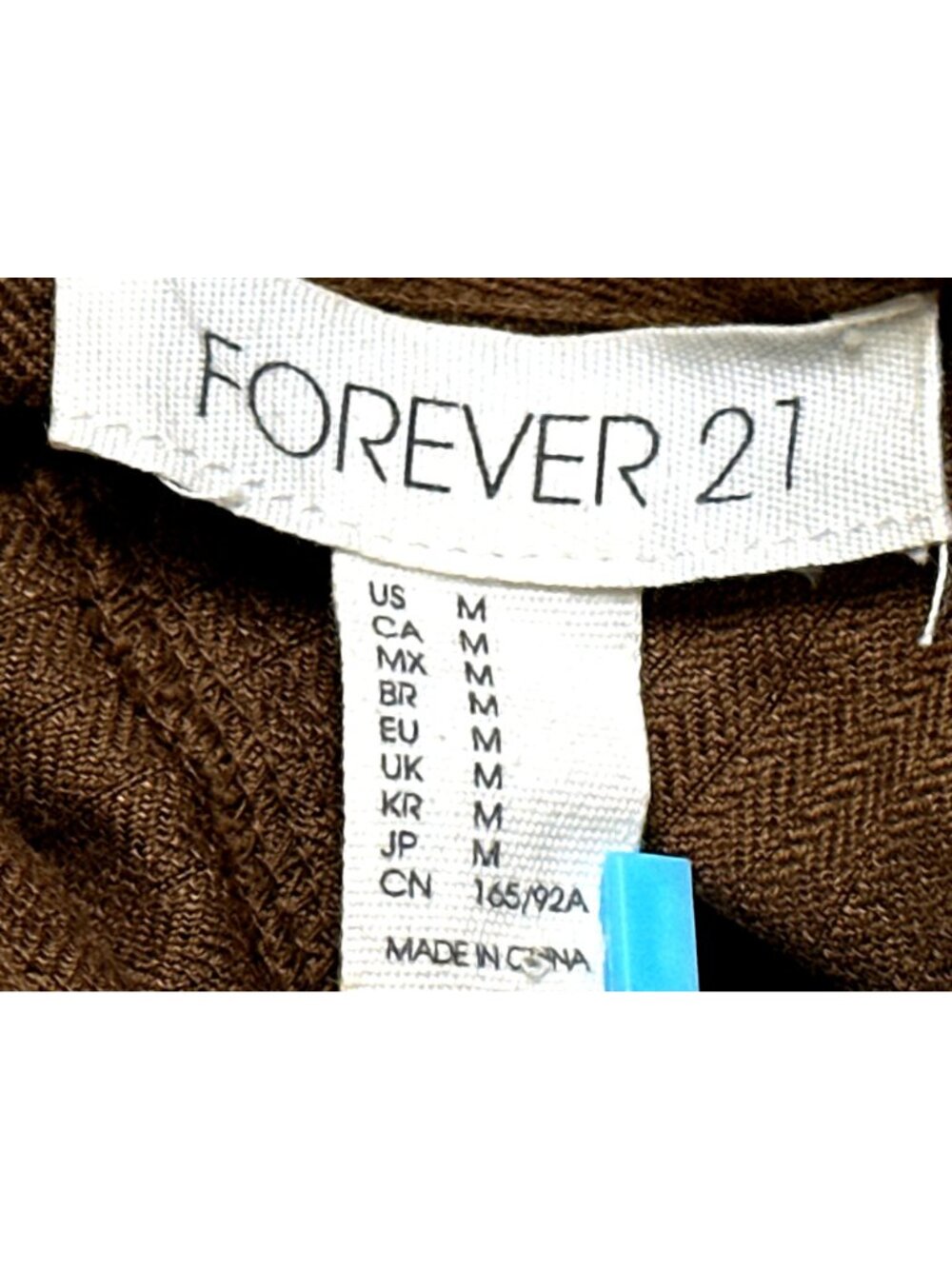 Forever 21 Medium Brown Hooded Jacket Cropped Utility Streetwear Grunge Core Y2K - Picture 6 of 12